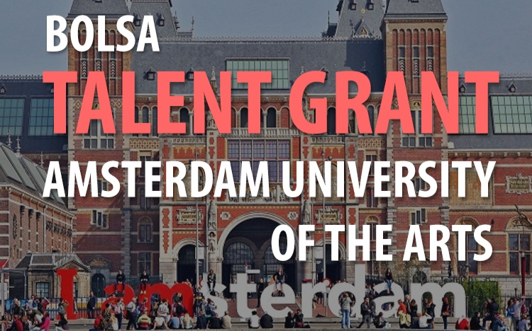  Talent Grant na Universidade de Artes de Amsterdam